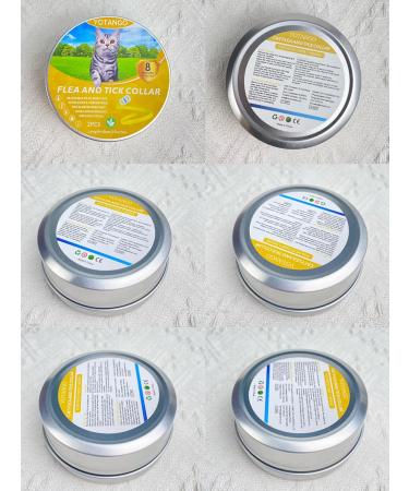YOTANGO Cat Collar Repellent 1 Pack Cat Collar-Built-in Pant-Based Formula Strong Repellency Slow Release Pleasant Aroma Waterproof (Yellow) - Buy Online on SooperMarket.com