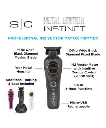 Stylecraft Instinct Metal Edition Hair Trimmer - Professional Cordless IN2 Vector Motor with Torque Control | International Shipping - Buy Online on SooperMarket.com