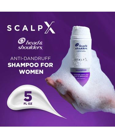 Head & Shoulders Scalp X Anti-Dandruff Shampoo for Women | Reduces Hair Loss & Relieves Itchy Scalp - 5 Fl Oz - Buy Online on SooperMarket.com