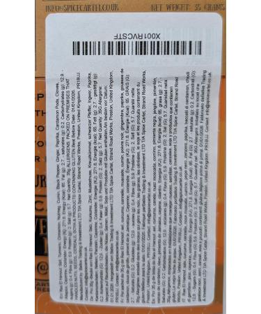 Spice Cartel Ras El Hanout Spice Blend 35g | Handcrafted Moroccan-Inspired Artisanal Blend | Made in UK | Resealable Pouch | Pack of 1 - Buy Online on SooperMarket.com