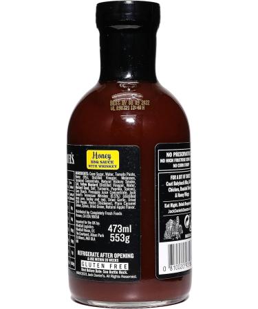 Jack Daniel Honey BBQ Sauce 553g - Gluten Free, No Preservatives - Barbecue Sauce Bottle - Buy Online on SooperMarket.com