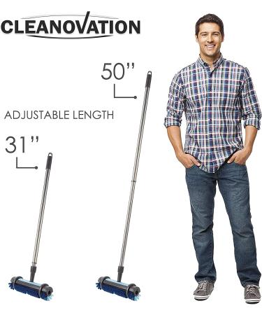 Cleanovation Rug Renovator: Carpet Scrubber & Brush with 32 oz Foaming Shampoo - Remove Pet Stains, Dirt Spots, & Wine Spills - Buy Online on SooperMarket.com