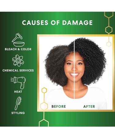 Palmer's Amino Bonding Complex Hair Mask - Intense Conditioning Masque with Coconut Oil & Vitamin E Heat Protectant Anti-Frizz Shine & Growth - 2.1 oz Packette - Buy Online on SooperMarket.com