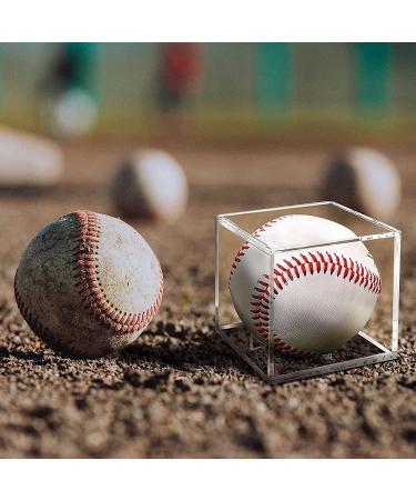 12-Pack UV Protected Clear Acrylic Display Cases for Baseballs - Memorabilia Showcase and Autograph Ball Protector - Buy Online on SooperMarket.com