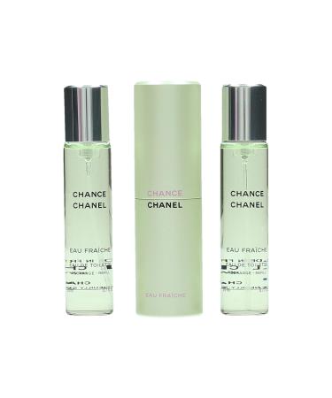 Chanel Chance Eau Fraiche Eau De Toilette Purse Spray for Women 3 X 0.7 2.1 Fl Oz Floral Fresh 2.1 Fl Oz (Pack of 1)