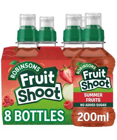 Robinsons Fruit Shoot Fruit Juice Summer Fruits 8x200ml Bottle