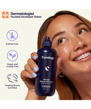 Buy Curology Micellar Water Makeup Remover - Waterproof Cleansing Water for Face & Eyes Gentle & Hydrating 8.5 fl oz - International Shipping - Buy Online on SooperMarket.com