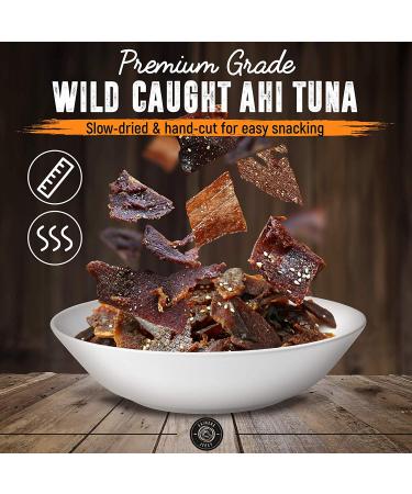 Kaimana Jerky Ahi Tuna Sampler Bundle - All-Natural Wild Caught Tuna Jerky | 9g Protein & Omega-3s | Made in USA (5 Pack) - Buy Online on SooperMarket.com