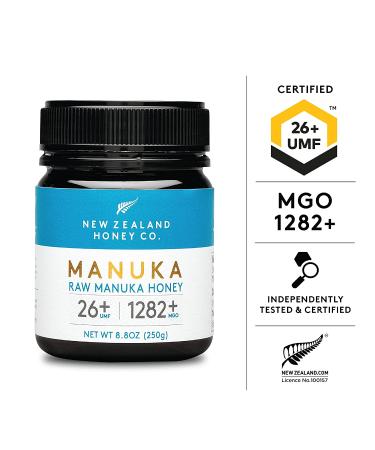 Buy New Zealand Honey Co. Raw Manuka Honey UMF 26+ | MGO 1282+ - 8.8oz | Premium Quality - Buy Online on SooperMarket.com
