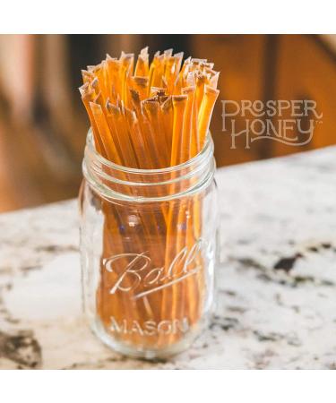 Prosper Honey Sticks - 100% Pure Unfiltered American Honey Straws (50 Pack) - 1 Count - Buy Online on SooperMarket.com