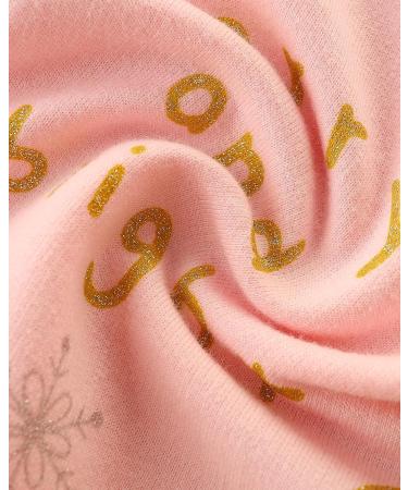 Girls Christmas Pink Sweatshirt | Cotton Top for Kids | Long Sleeve Pullover | Toddler Clothes Ages 1-12 - Buy Online on SooperMarket.com