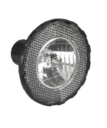 Fischer bicycle dynamo front light 10 Lux with replaceable halogen bulb 6V/2.4W StVZO-approved headlight black