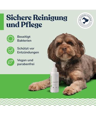 Felmo Eye Cleaner for Dogs (100ml) - Fast Relief from Eye Crusts & Stains - Vegan & Paraben-Free - International Shipping - Buy Online on SooperMarket.com