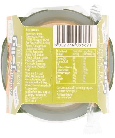 Fruitypot Tropical Fruit in Pineapple Jelly 18 x 120g Pots - Delicious Tropical Fruit in Pineapple Flavour Jelly packs - Buy Online on SooperMarket.com