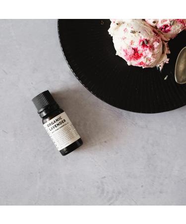 Organic Lavender Essential Oil 10ml - Relax & Destress - Sustainably Sourced from Provence, France - Buy Online on SooperMarket.com