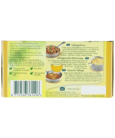 Buy Knorr Bouillon Pur Chicken - 6x28g (Pack of 5) | Delicious & Flavorful Chicken Bouillon | International Shipping Available - Buy Online on SooperMarket.com