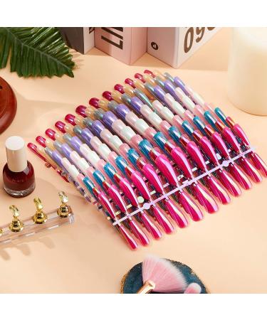 240 Extra Long Aurora Pattern Ballerina Coffin False Nails - Solid Color Full Cover Fake Nails for DIY Nail Salon - Buy Online on SooperMarket.com