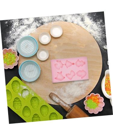 MAGICLULU 5pcs Fruit Cake Mold Clay Molds Silicone Bakeware Biscuit DIY Mould Baking Mold Dessert Mould Non Stick Candy Mold Santa Cake Mold Non Stick Fondant Mold Sample Silica Gel Popsicle 32X18CMx5pcs - Buy Online on SooperMarket.com