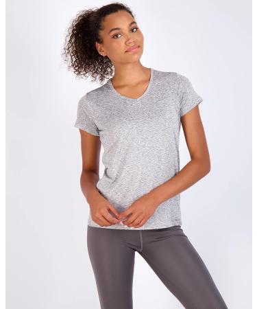5 Pack Women's Short Sleeve V-Neck Activewear T-Shirt Set - Dry-Fit Moisture Wicking Yoga Tops for Plus and Regular Size Small - Buy Online on SooperMarket.com