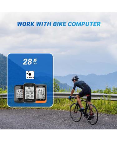 MOOFIT CS9 Speed & Cadence Sensor - Bluetooth & ANT+ Wireless Bicycle Sensor IP67 Waterproof Compatible with Wahoo Zwift Peloton Coosporides Rouvy - Black (1 Pack) - Buy Online on SooperMarket.com
