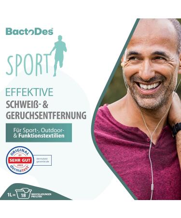 Buy BACTODES BWash Sports Detergent 3x1L - Probiotic Liquid Detergent for Sports Clothing - Effective Against Sweat with Fresh Fragrance - Ideal for Outdoor & Functional Wear - Buy Online on SooperMarket.com