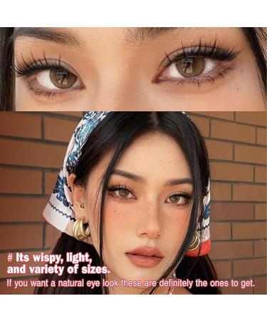 100pcs Cluster Lashes D Curl Individual Eyelashes DIY Lash Clusters Wispy Cluster Eyelash Extensions Manga Look Lahes Idividual Custer DIY Eyelashes Extensions by Goddvenus Natural Clusters-QC - Buy Online on SooperMarket.com
