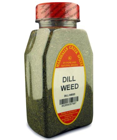 DILL WEED FRESHLY PACKED IN LARGE JARS, spices, herbs, seasonings