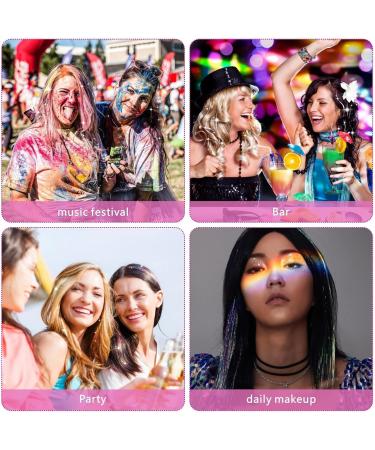 Huiguli 14 Colors 4200 Strands Hair Tinsel 35.5 Inches Hair Glitter Strands Shiny Colorful Straight Hair Extensions for Women Girls Party Cosplay Rainbow Hair Tinsel Kit (No Tools) 14 Colours - Buy Online on SooperMarket.com
