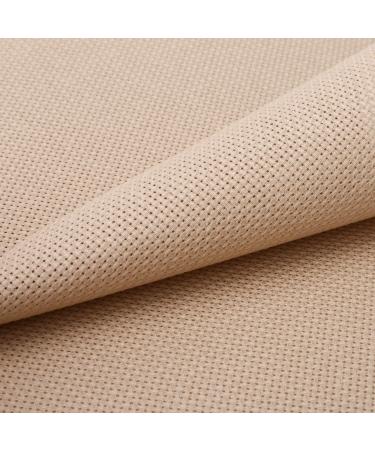 Aida Cloth 14 Count Cross Stitch Fabric,1928inch (14CT, Tan) Tan 14CT