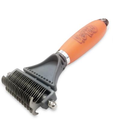 GoPets Dematting Comb with 2 Sided Professional Grooming Rake for Cats & Dogs
