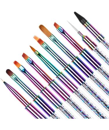 Lanlousy Double-Point Drill Pen Nail Art Acrylic UV Gel Extension Builder Flower Painting Pen Manicure Tool 9 9# - Buy Online on SooperMarket.com