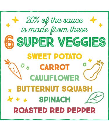 Prego Hidden Super Veggies Traditional Italian Tomato Sauce 24oz Jar - Pack of 6 | Deliciously Healthy Pasta Sauce - Buy Online on SooperMarket.com
