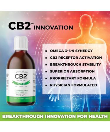 CB2 HEMP OIL - 225 000mg Extra Strength Organic / 240mL / 8oz | All Natural Pain Relief Anti-Inflammatory Tension & Stress Relief Enhanced Sleep | Enhanced with CB2 Extract + Omega 3 + GLA | Certified Organic Non-GMO | Made in Canada NATURAL HEMP - Buy Online on SooperMarket.com