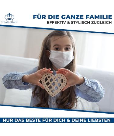 Charlemain 150x Surgical Masks - German Made EN 14683 Type IIR CE Certified BFE 99.9% Disposable 3-Layer Latex-Free Mouth and Nose Protection - 150 Pack White - Buy Online on SooperMarket.com