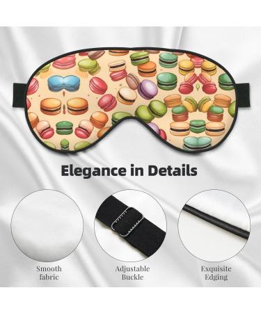 Buy Macaron Flavored Soft Sleep Eye Mask | Breathable Eye Patch for Travel & Relaxation - International Shipping Available - Buy Online on SooperMarket.com