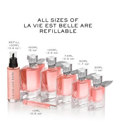 Lanc me La Vie Est Belle Eau de Parfum - Long Lasting Fragrance with Notes of Iris Earthy Patchouli Warm Vanilla & Spun Sugar - Floral & Sweet Women's Perfume 1.7 Fl Oz (Pack of 1) - Buy Online on SooperMarket.com