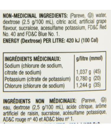 Pedialyte Electrolyte Oral Rehydration Solution Grape 1-L Bottle - Buy Online on SooperMarket.com