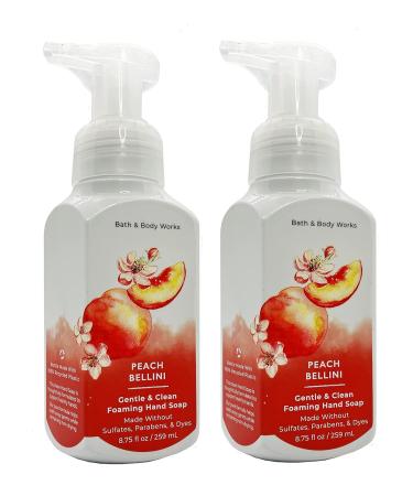 Bath&Body Works Peach Bellini Foaming Hand Soap 8.75oz - Pack of 2 - Buy Online on SooperMarket.com