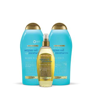 OGX Argan Oil of Morocco Extra Hydrating Body Lotion - 19.5 fl oz - Nourishing Cream for Soft Skin - Paraben & Sulfate-Free - Buy Online on SooperMarket.com