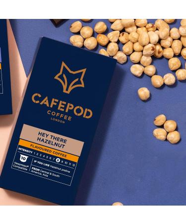 CafePod Hazelnut Flavoured Coffee Pods - 60 Nespresso Compatible Capsules - Buy Online on SooperMarket.com