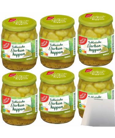 Good&Cheap Silesian Cucumber Bites 6-Pack (6x530g Jar) + usy Block