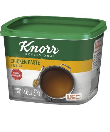 Knorr professional Gluten Free Rich Chicken Paste Bouillon 1 kg yield 40 L. Chicken Paste Bouillon