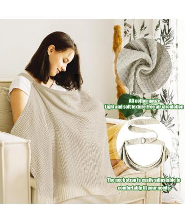 Uningyi Breastfeeding Towel | 360 Full Privacy Soft Cover for Comfortable Nursing - Buy Online on SooperMarket.com