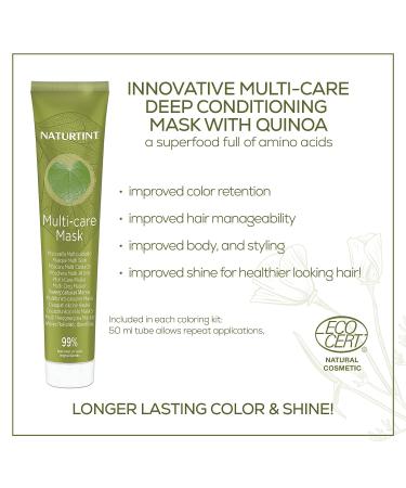 Naturtint 2NB Blue Black Permanent Hair Color - Ammonia Free, Vegan, Cruelty Free, Up to 100% Gray Coverage, Long Lasting Results - Buy Online on SooperMarket.com