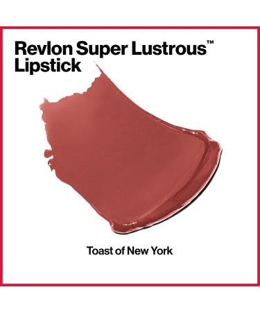 Revlon Super Lustrous Lipstick Creme 325 Toast of New York - 0.15 oz | Rich Color & Smooth Finish - Buy Online on SooperMarket.com