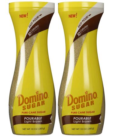 Domino Brown Sugar Easy Pourable Light Brown 10 Oz (2 Pack) - Buy Online on SooperMarket.com