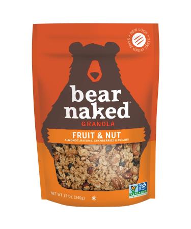 Bear Naked, Granola, Fruit and Nut, Vegetarian and Kosher, 12oz Bag