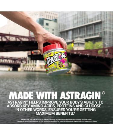 GHOST BCAA Amino Acids Sour Patch Kids Watermelon - 30 Servings - Sugar-Free Intra and Post Workout Powder & Recovery Drink 7g BCAA Supports Muscle Growth & Endurance- Soy & Gluten-Free Vegan Watermelon 30 Servings (Pack of 1) - Buy Online on SooperMarket.com