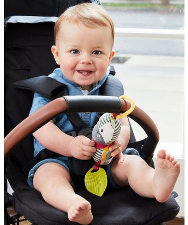 Skip Hop Bandana Buddies Baby Activity Chime & Teether Stroller Toy  Zebra - Buy Online on SooperMarket.com