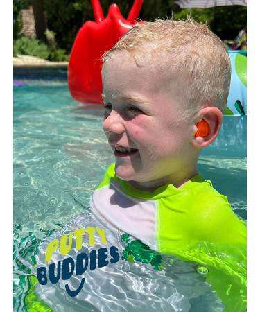 PUTTY BUDDIES Floating Earplugs 10-Pack - Soft Silicone Ear Plugs for Swimming & Bathing - Premium Swimming Earplugs by Physician - Doctor Recommended - Assorted Colors - Buy Online on SooperMarket.com